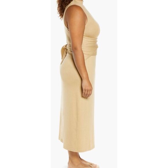 Vince Wrap Waist Sleeveless Dress in Maize NWT Size 3XL - Picture 4 of 7